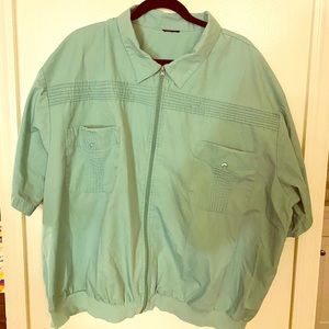 Tropi Cool Mens 2xl zip up casual shirt